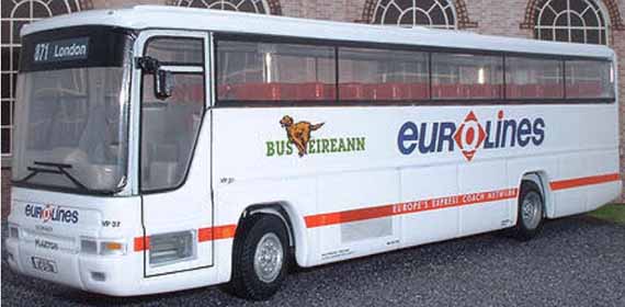 Bus Eireann Volvo B10M Plaxton Eurolines.
